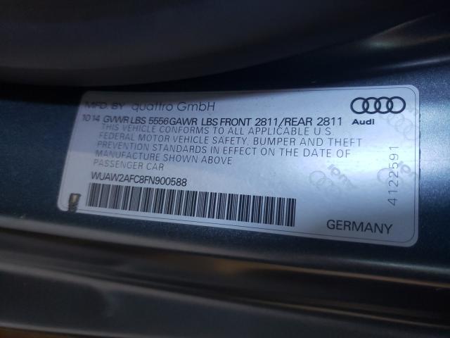 2015 AUDI RS7 WUAW2AFC8FN900588