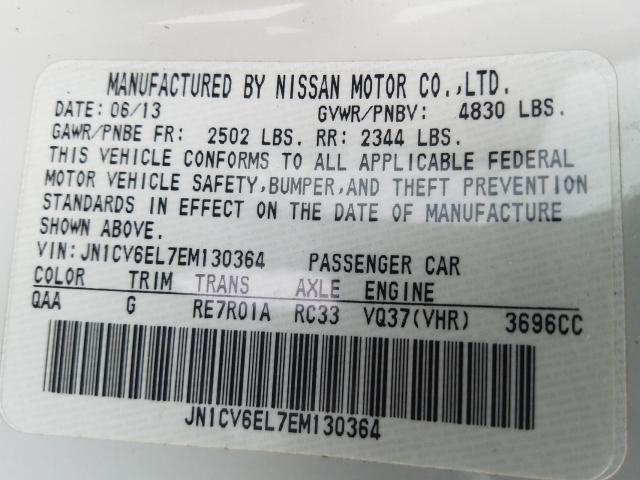 2014 INFINITI Q60 JOURNE JN1CV6EL7EM130364