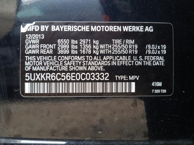 2014 BMW X5 XDRIVE5 5UXKR6C56E0C03332