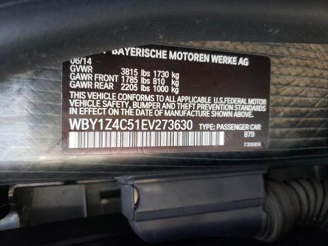 2014 BMW I3 REX WBY1Z4C51EV273630