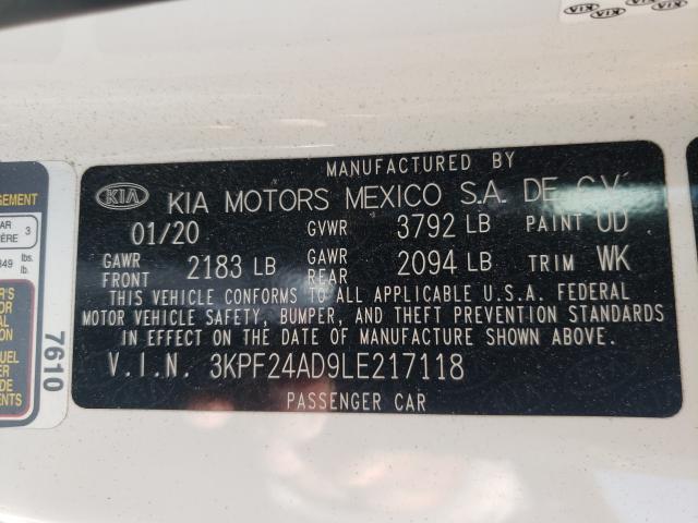 VIN 2FMDK3JC7DBA06626 2013 Ford Edge, Sel no.10