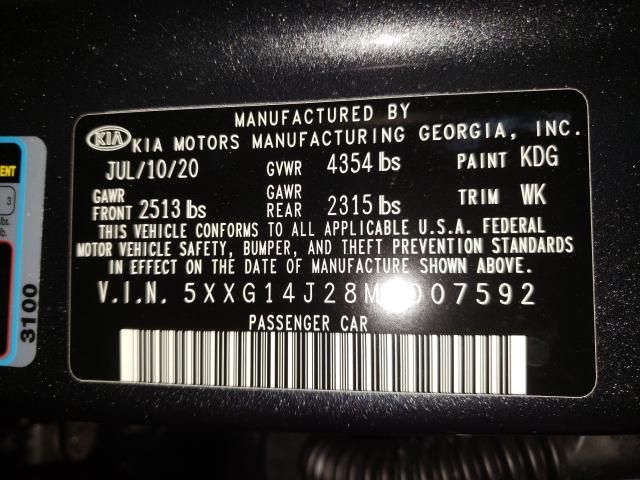 2021 KIA K5 LXS 5XXG14J28MG007592