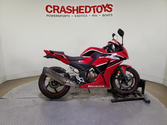 Salvage motorcycles for sale at Dallas, TX auction: 2018 Honda CBR300 R