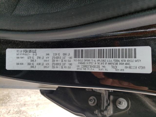 2019 RAM 1500 TRADE 1C6RREGT3KN581226