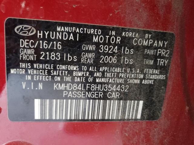 VIN 4T1BD1EB7GU049675 2016 Toyota Avalon, Hybrid Xl... no.10