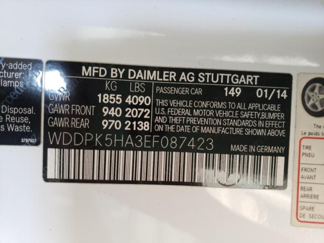 2014 MERCEDES-BENZ SLK 350 WDDPK5HA3EF087423