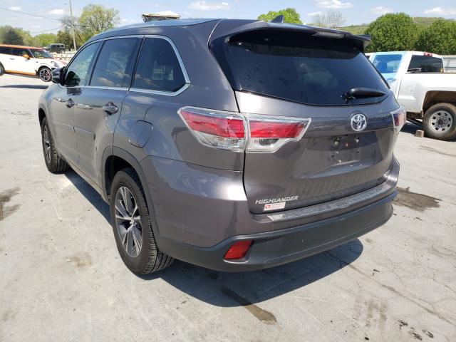 2016 TOYOTA HIGHLANDER 5TDKKRFH3GS506899