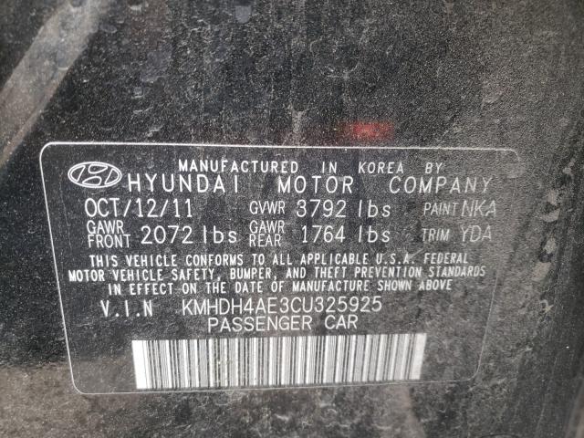 VIN 4T1BF1FK0EU808933 2014 Toyota Camry, SE no.10