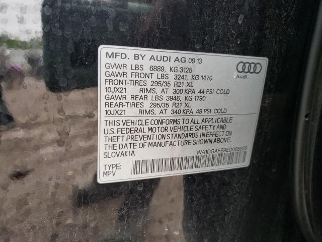 2014 AUDI Q7 PRESTIG WA1DGAFE9ED005035