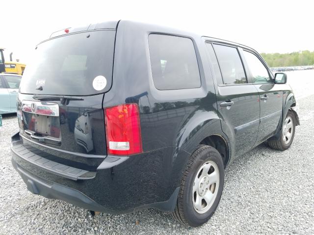 2014 HONDA PILOT LX 5FNYF3H23EB019708