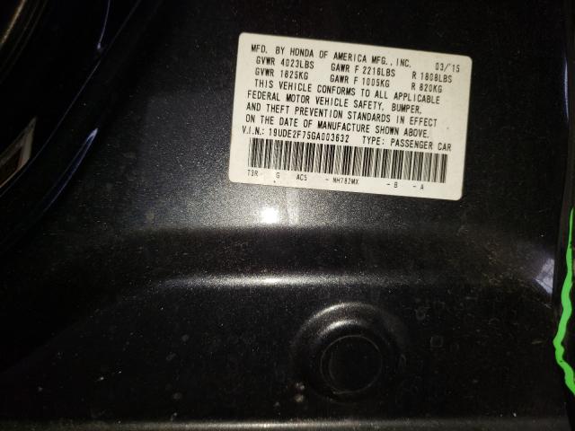 2016 ACURA ILX PREMIU 19UDE2F75GA003632