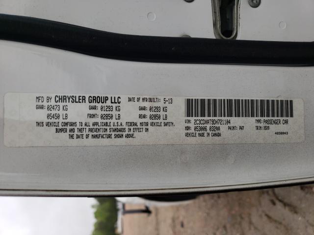 2013 DODGE CHARGER PO 2C3CDXAT9DH721104