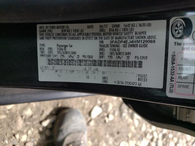 2017 FORD FIESTA SE 3FADP4EJ4HM129069