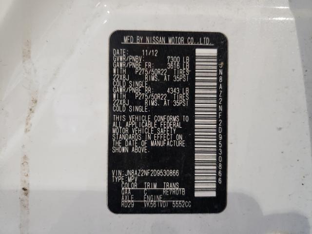 2013 INFINITI QX56 JN8AZ2NF2D9530866