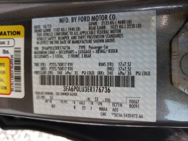 2014 FORD FUSION 3FA6P0LU3ER176736