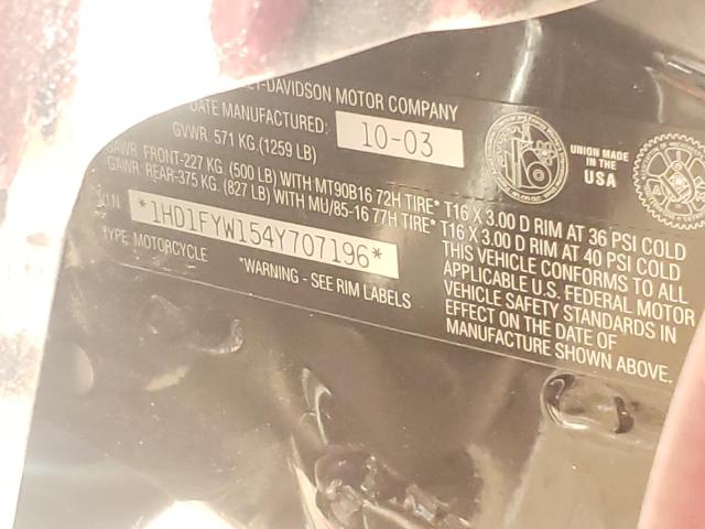 2004 HARLEY-DAVIDSON FLHRSI 1HD1FYW154Y707196