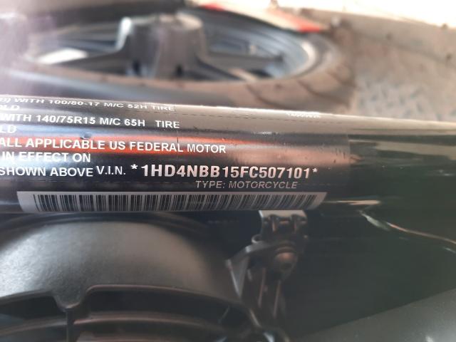 2015 HARLEY-DAVIDSON XG750 1HD4NBB15FC507101
