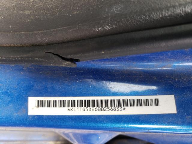 2011 CHEVROLET AVEO LT KL1TG5DE6BB256833