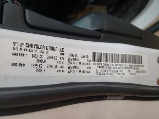 2013 JEEP GRND CHERO 1C4RJFAT7DC620364