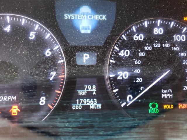 2012 LEXUS LS 460 JTHBL5EF4C5113112
