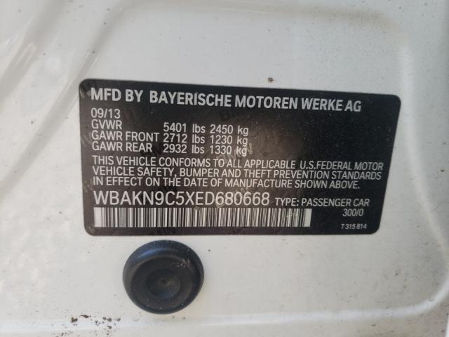 2014 BMW 550 I WBAKN9C5XED680668