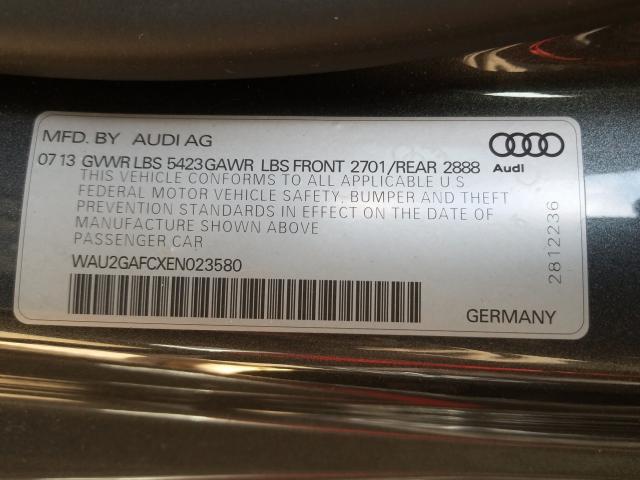 2014 AUDI A7 PRESTIG WAU2GAFCXEN023580