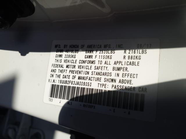 2018 ACURA TLX TECH+A 19UUB2F63JA009050