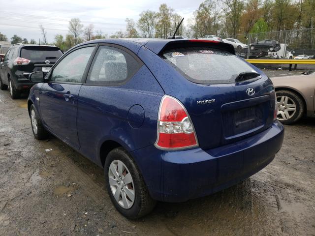 2010 HYUNDAI ACCENT BLU KMHCM3AC7AU150317