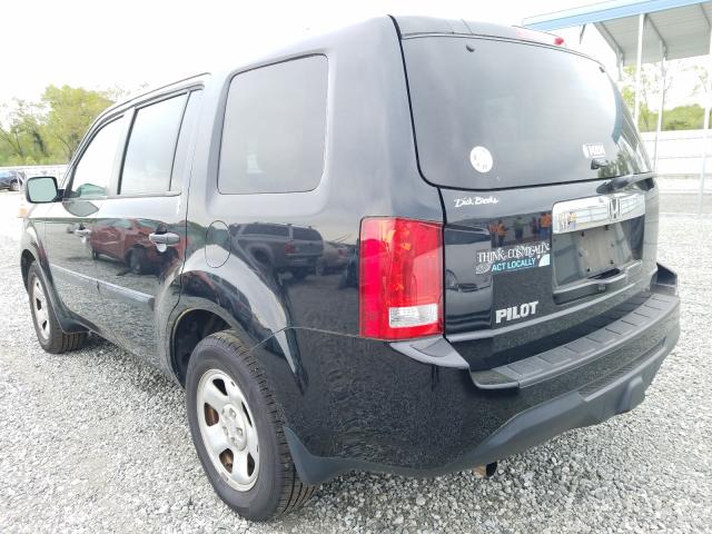2014 HONDA PILOT LX 5FNYF3H23EB019708