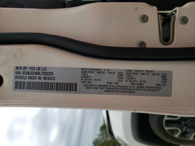 2020 JEEP COMPASS TR 3C4NJDDB9LT255226