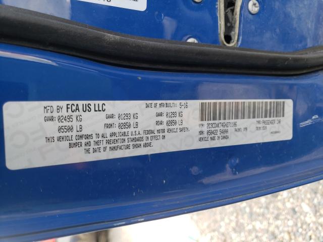 2016 DODGE CHARGER PO 2C3CDXKT4GH271106