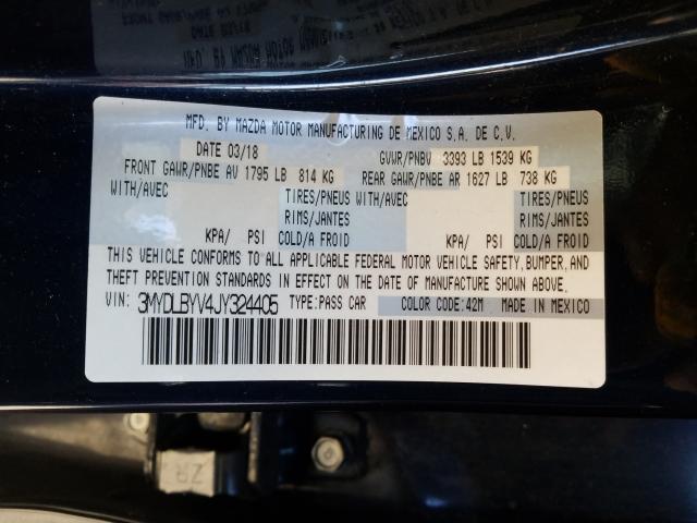 2018 TOYOTA YARIS IA 3MYDLBYV4JY324405