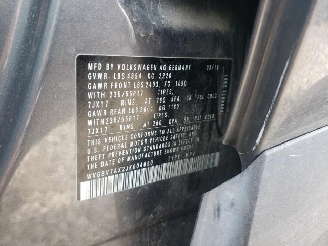 2018 VOLKSWAGEN TIGUAN LIM WVGBV7AX2JK004650