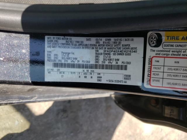 2014 FORD FIESTA ST 3FADP4GX4EM216340