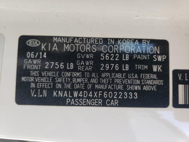 2015 KIA K900 KNALW4D4XF6022333
