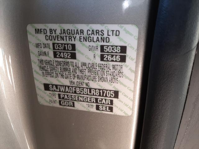 2011 JAGUAR XF SAJWA0FB5BLR81705