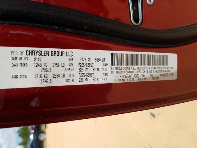 2010 DODGE JOURNEY SX 3D4PG5FV4AT106422