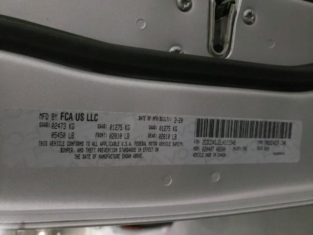 2020 DODGE CHARGER SC 2C3CDXGJ2LH111548