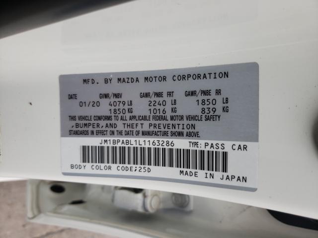 2020 MAZDA 3 JM1BPABL1L1163286