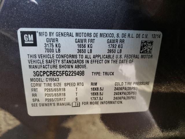 VIN KNAFX4A68E5198754 2014 KIA Forte, LX no.10