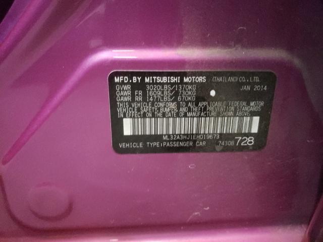 2014 MITSUBISHI MIRAGE DE ML32A3HJ1EH019673