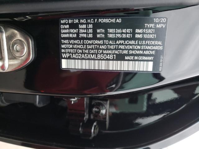 2021 PORSCHE MACAN GTS WP1AG2A5XMLB50481