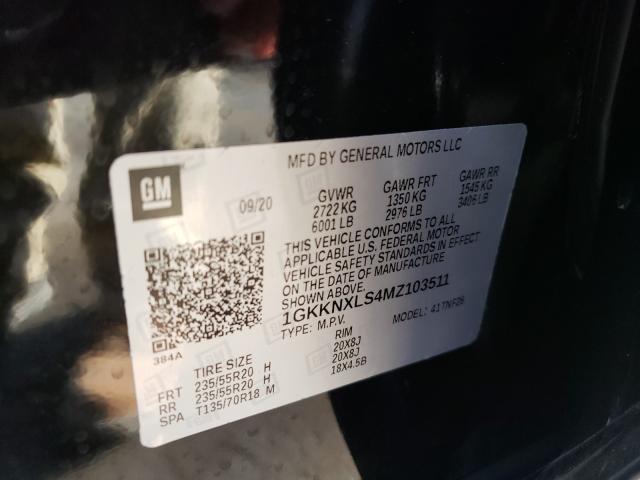 2021 GMC ACADIA DEN 1GKKNXLS4MZ103511