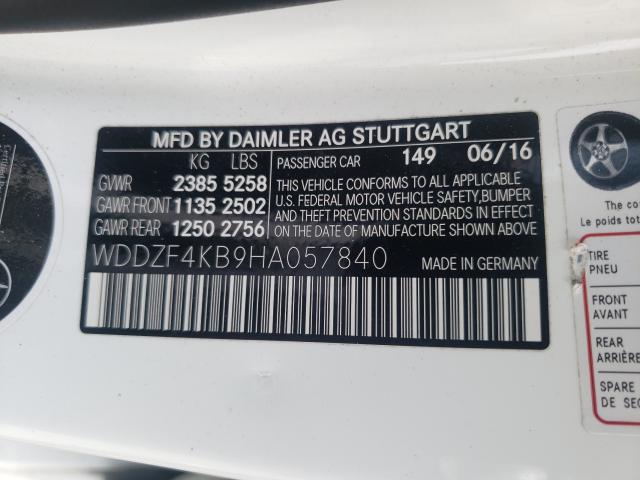 2017 MERCEDES-BENZ E 300 4MAT WDDZF4KB9HA057840