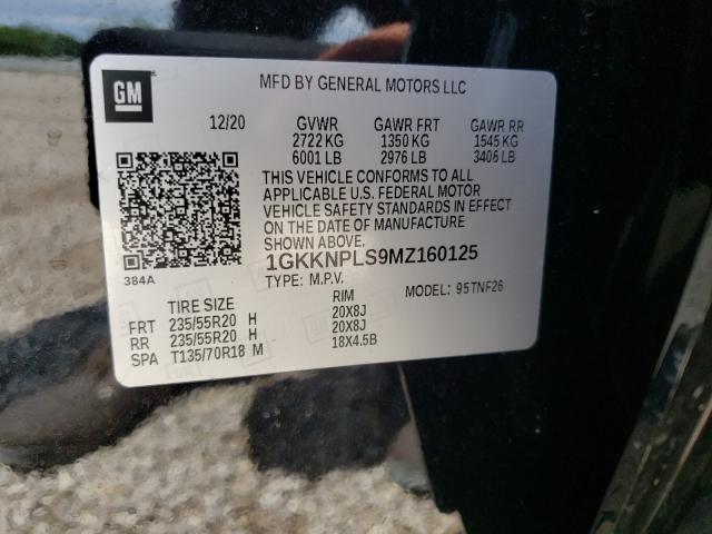 2021 GMC ACADIA DEN 1GKKNPLS9MZ160125