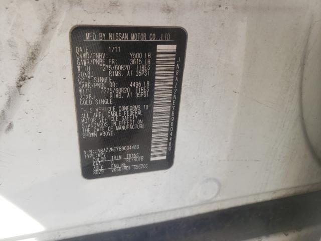 2011 INFINITI QX56 JN8AZ2NE7B9004480