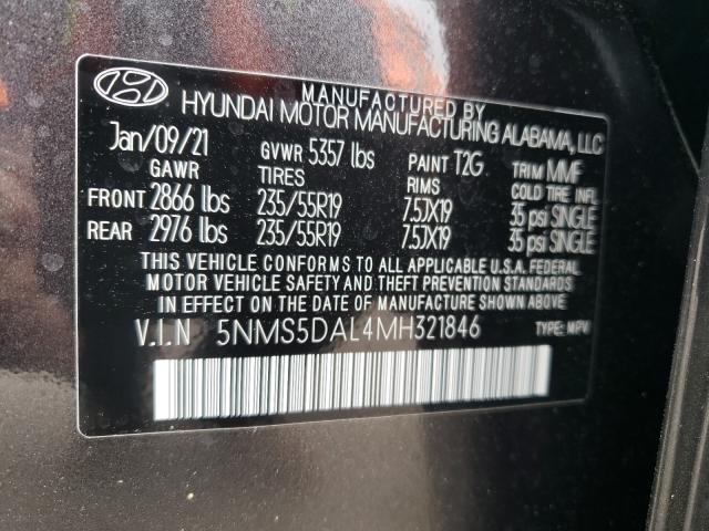 2021 HYUNDAI SANTA FE C 5NMS5DAL4MH321846