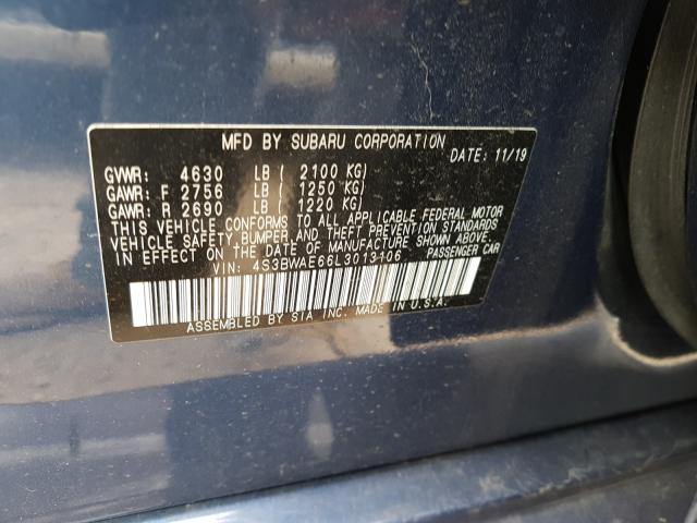 2020 SUBARU LEGACY PRE 4S3BWAE66L3013106