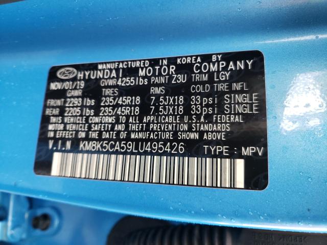2020 HYUNDAI KONA ULTIM - KM8K5CA59LU495426