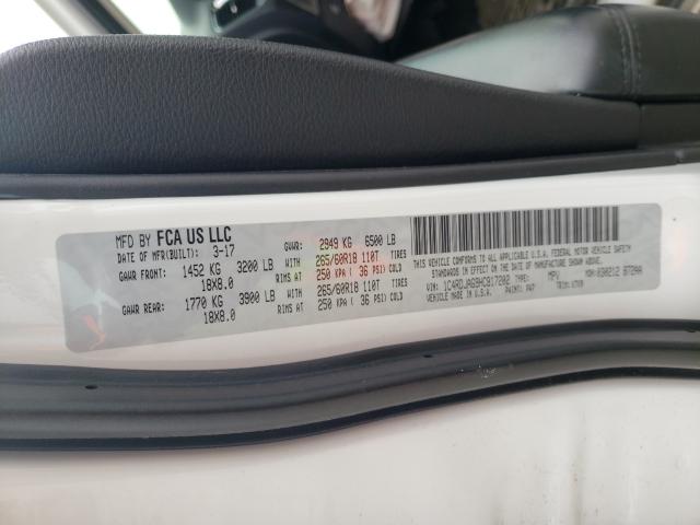 2017 DODGE DURANGO SX 1C4RDJAG9HC817202
